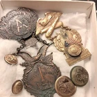 G.A.R. Grand Army of the Republic Delegate Medals Dept. Indiana Terre Haute 1914