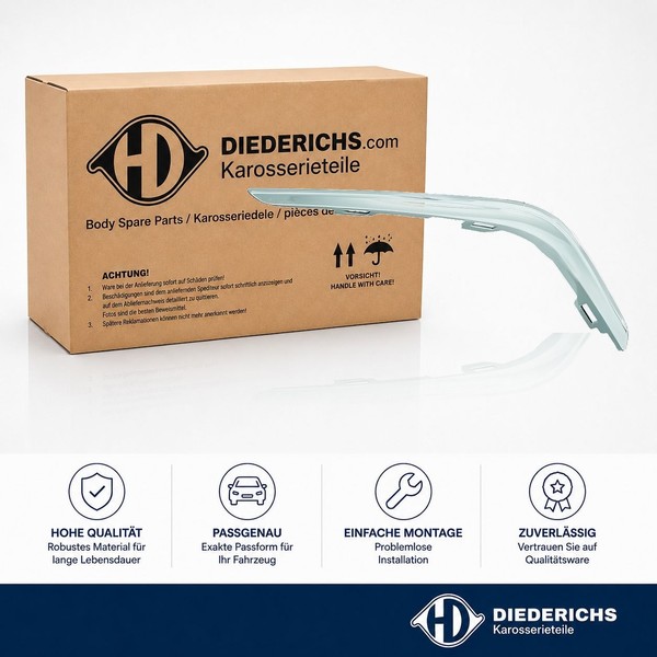 Zier Schutzleiste StossfÄNger Vorne Rechts Diederichs 4211242 FÜR Peugeot-image