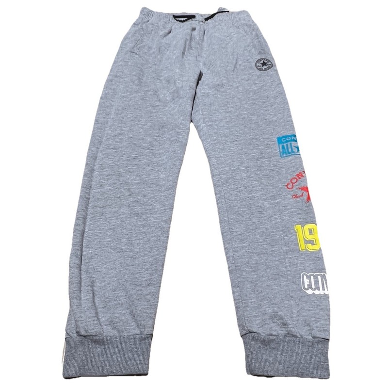 Converse Girls' Sportswear Gray Fleece Joggers Sweatpants Girls Sz Large (25W)