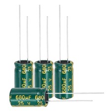 24Pcs Electrolytic Capacitor 680UF 25V with Aluminum Radial Leads 8 x 16mm