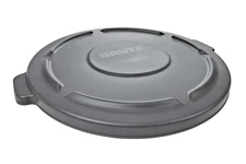 Rubbermaid Commercial Products BRUTE Trash Can Dome Lid, Gray, 32-Gallon, Compat