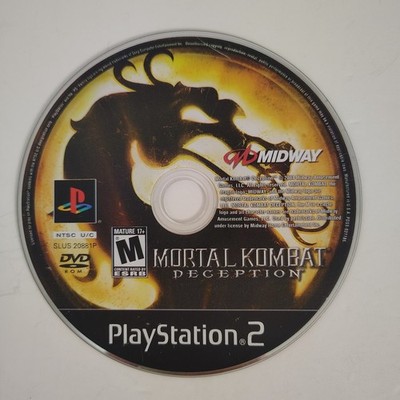 Mortal Kombat Deception Sony Playstation 2 PS2 Buffed/Polished DISC ONLY