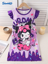 NEW Hello Kitty Kuromi Sanrio Kids Nightgown Sleepwear