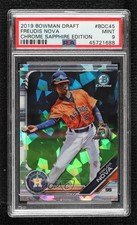 2019 Bowman Chrome Draft Sapphire Edition Freudis Nova #BDC-45 PSA 9 MINT 07b3