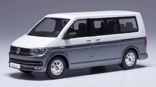 Ixomodels - Volkswagen T6 Multivan 2017 Grau Und Weiß - 1/43 - IXOCLC595-image