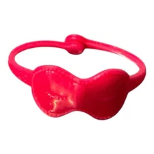 BARBIE SLEEP MASK BRIGHT PINK CLOSED EYES PLASTIC ONLY DOLL CLOTHES ACCESSORIES