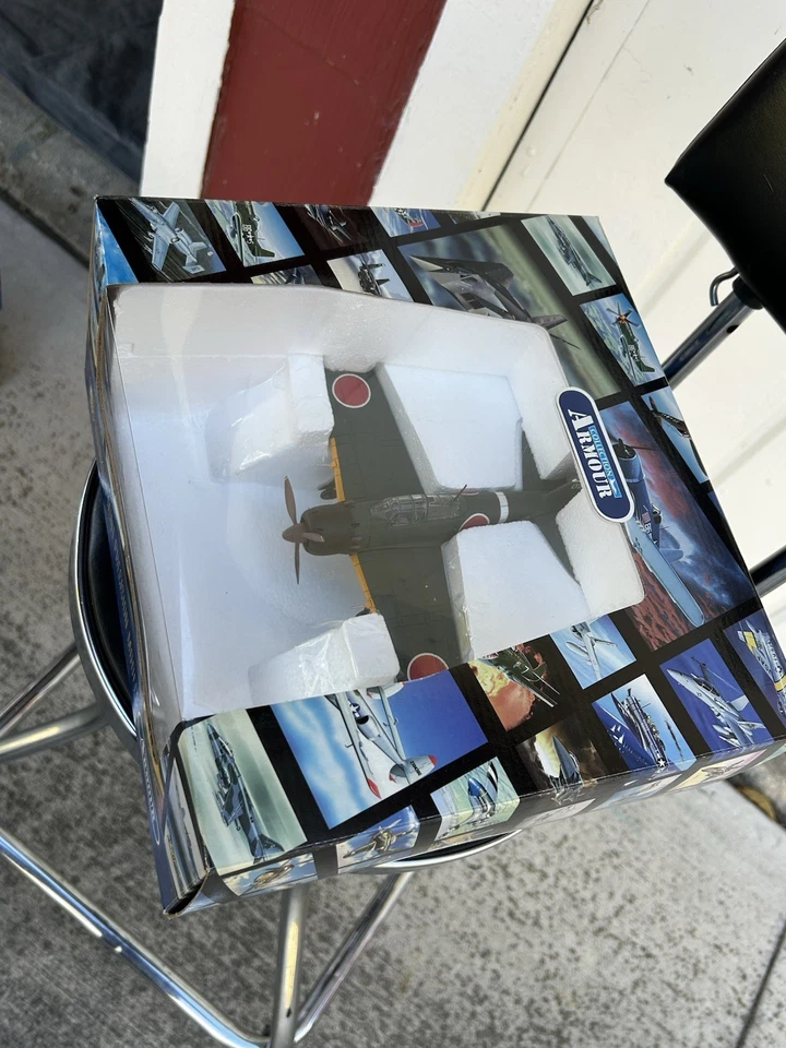 Franklin Mint 1/48 A6M5 MDL 52-MP Navy 201 Kokut Zero - Image 4 of 4