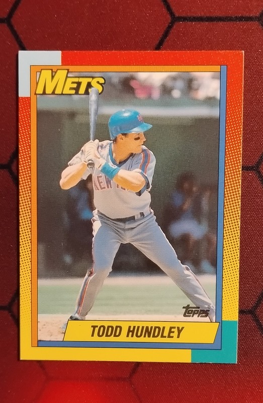 1990 Topps Traded - Todd Hundley #44T Factory Set White Back (RC)