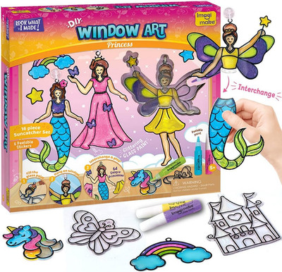 Window Art Princess | Suncatcher Kit | Arts and Crafts for Kids Ages 8-12 | Girl