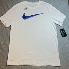 Nike Dri- Fit White Short Sleeve T-Shirt L