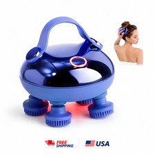 Electric Scalp Massager Waterproof Head Hair Massager 3 Speed USB Relax