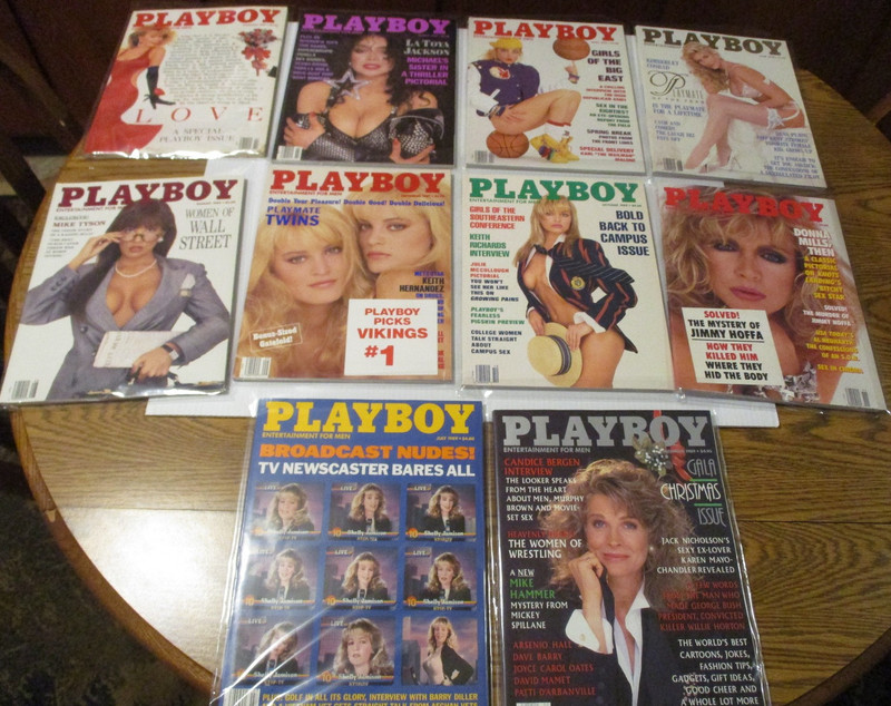 PLAYBOY 1989 Lot Of 10