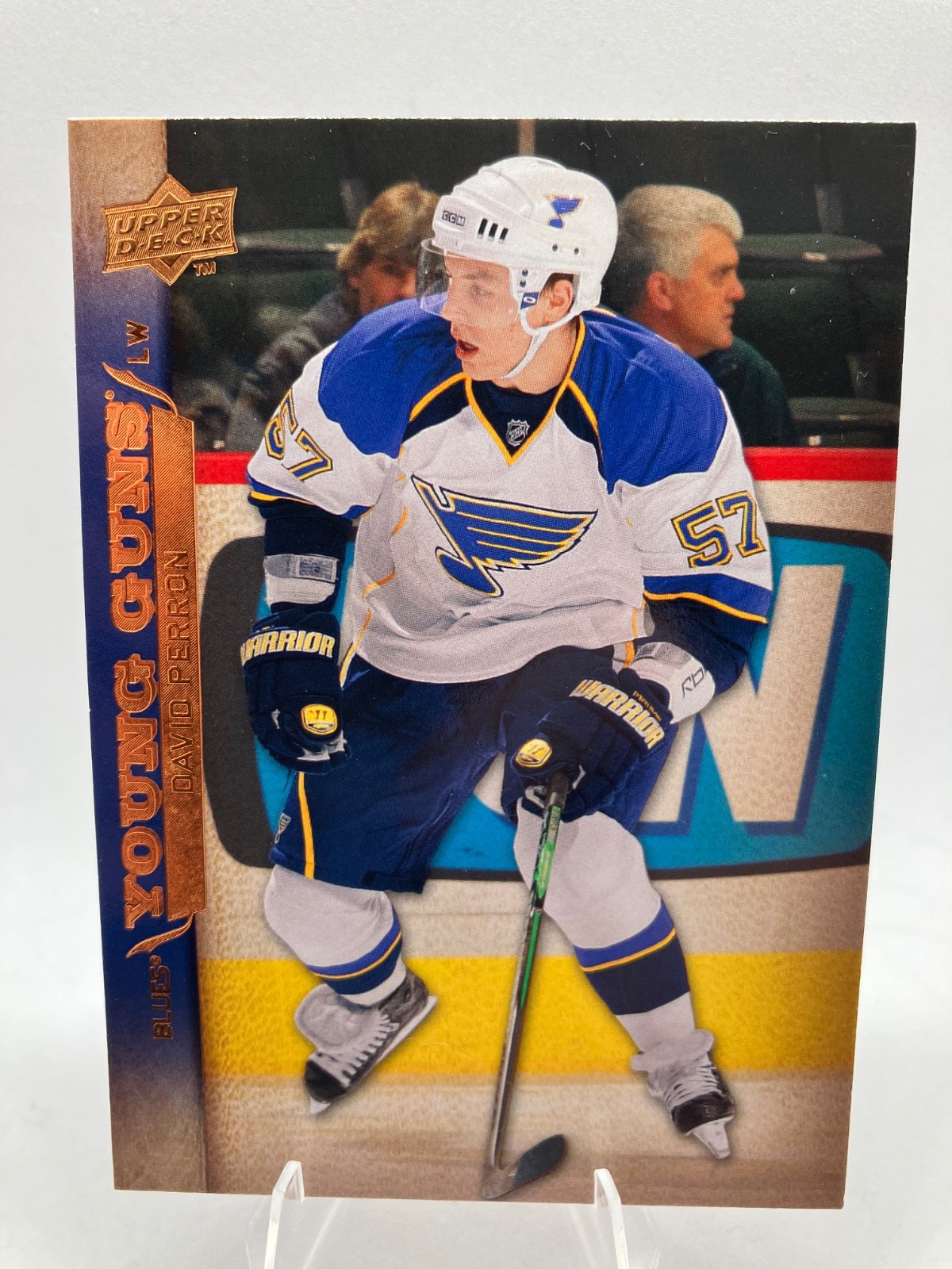 David Perron 2007-08 Upper Deck Young Guns Rookie Card #496-St. Louis Blues