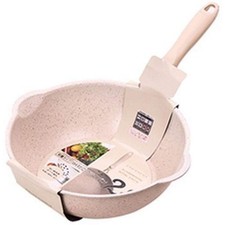 Thickened Bottom Stone Frying Pan Multifuncti...