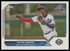 2023 Topps Pro Debut Rayne Doncon Rancho Cucamonga Quakes