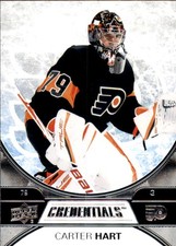 2021-22 Upper Deck Credentials #25 Carter Hart - HKY