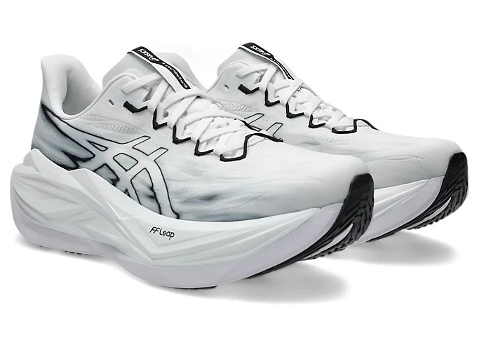 ASICS SUPERBLAST 3 1013A177 100 White Black Running Shoes | eBay