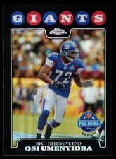 Osi Umenyiora - 2008 Topps Chrome Refractor #TC138 FREE SHIPPING!!