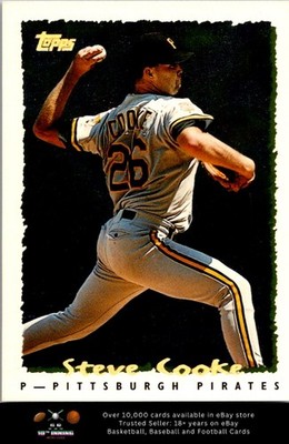 1995 Topps CyberStats (Spectralight) BASEBALL #113 Steve Cooke