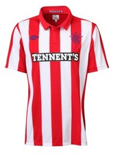 Camiseta de fútbol visitante Umbro Rangers FC para mujer