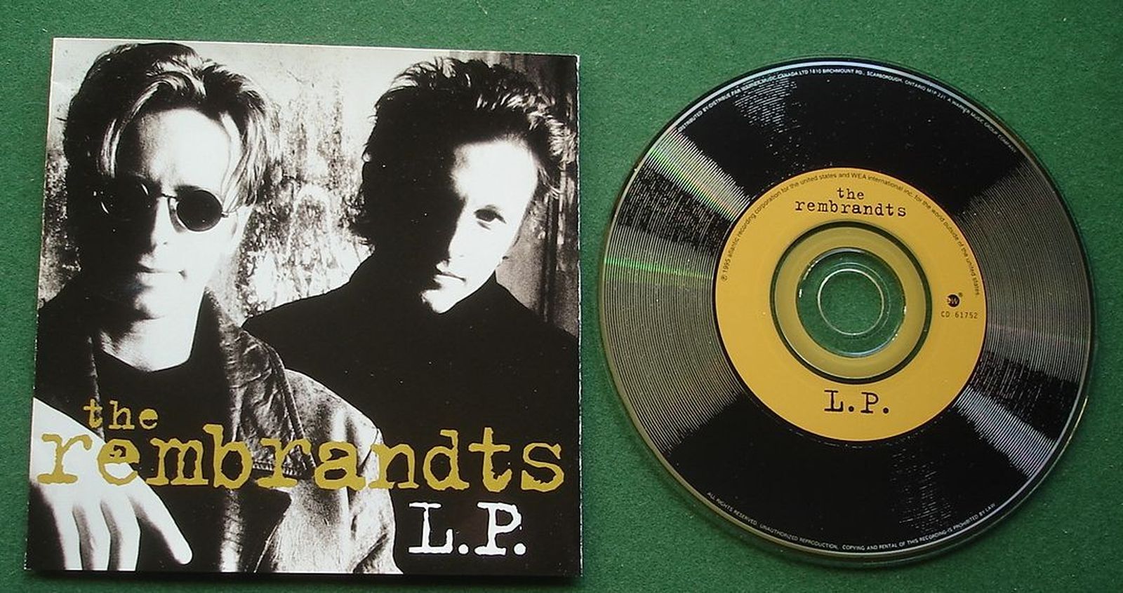 The Rembrandts LP inc I'll Be There For You (Theme from Friends) / Call Me + CD