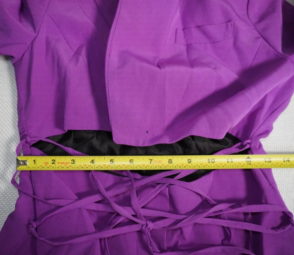Women's Topshop Cut Out Blazer Dress In Purple Size 6 | eBay