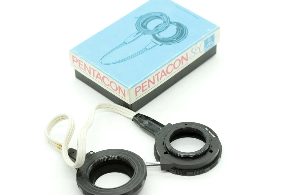 CONECTOR LENTE FUELLE MACRO ELÉCTRICO PENTACON, PRAXIS M42 Foto 3 de 4