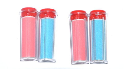 4er Set Ersatzrollen für Pediküregerät Micropedi Mini blau & rot von EMJOI NEU *