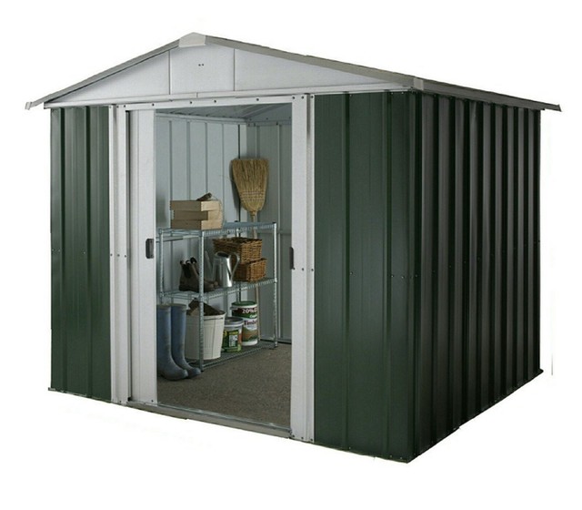yardmaster 6 x 6 ft emerald deluxe metal shed for sale
