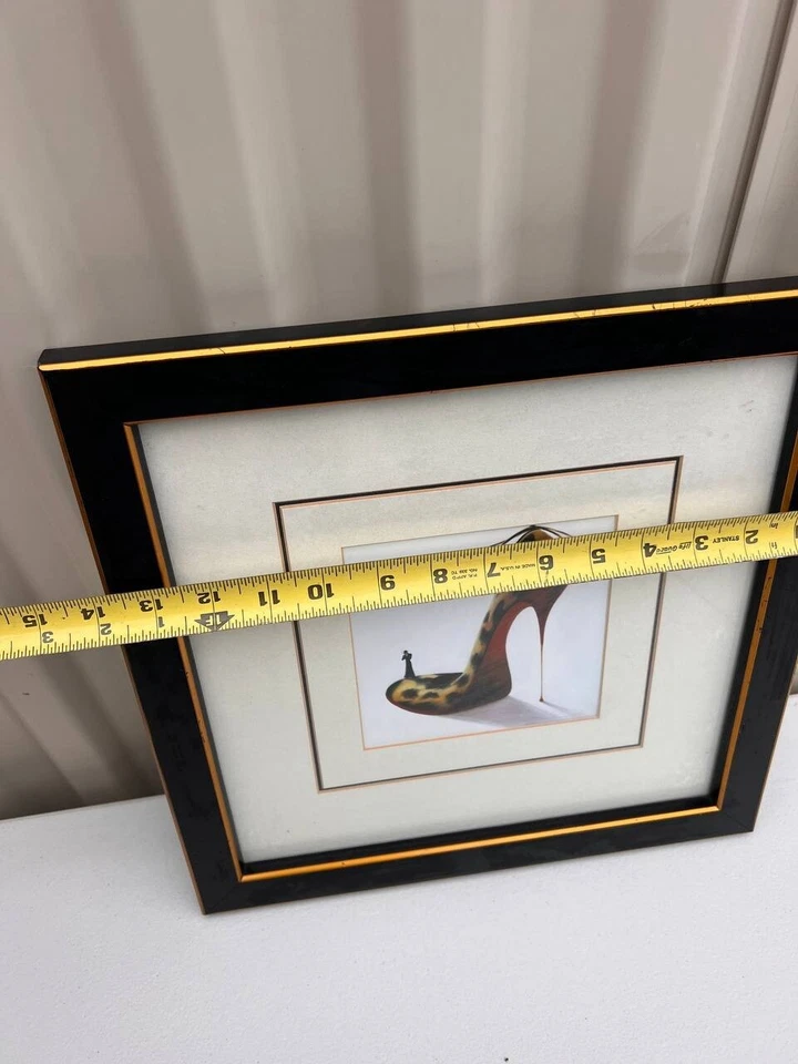 Arte enmarcado tacón alto por Inna Panasenko arte moderno impresión 14x14" Foto 4 de 4