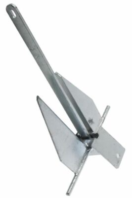 Danforth Anker, Stahl, verzinkt, 6 kg, Plattenanker, Bootsanker, Boot, CB10041