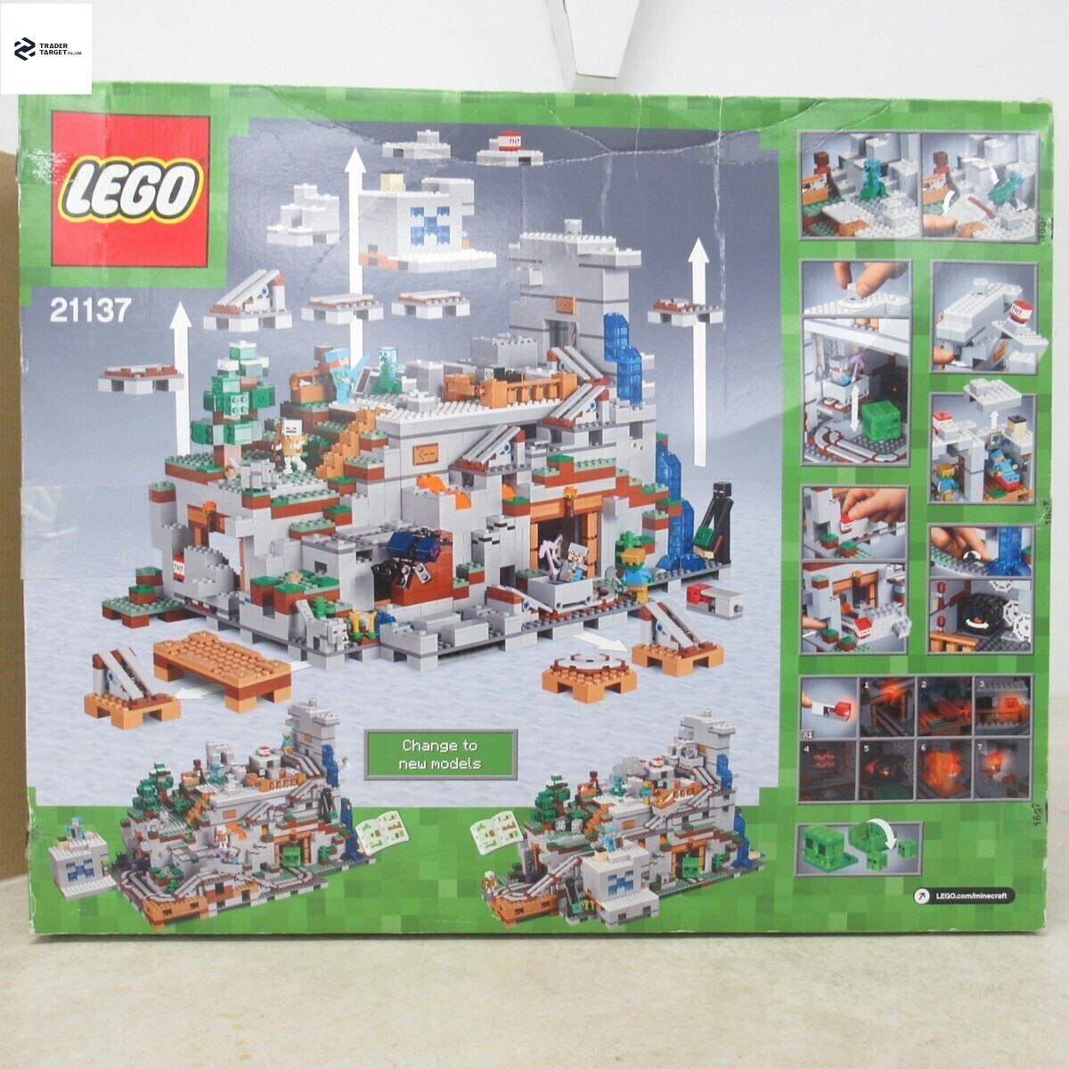LEGO Minecraft The Mountain Cave 21137 In 2017 New Retired Sealed