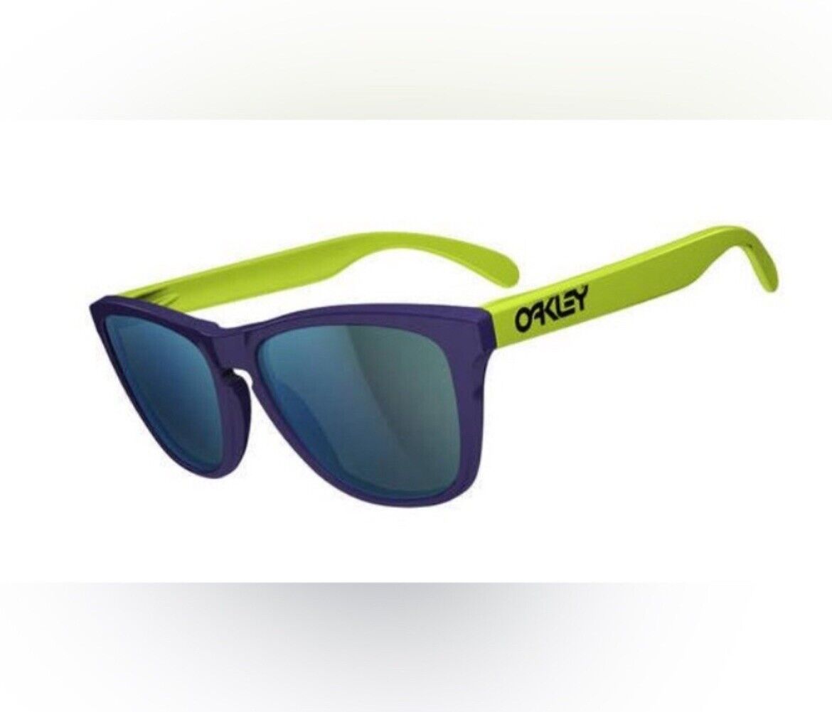 最安価格 Oakley Aquatique Frogskins 24-360 Green Mirror Lens Unisex セル、プラスチックフレーム