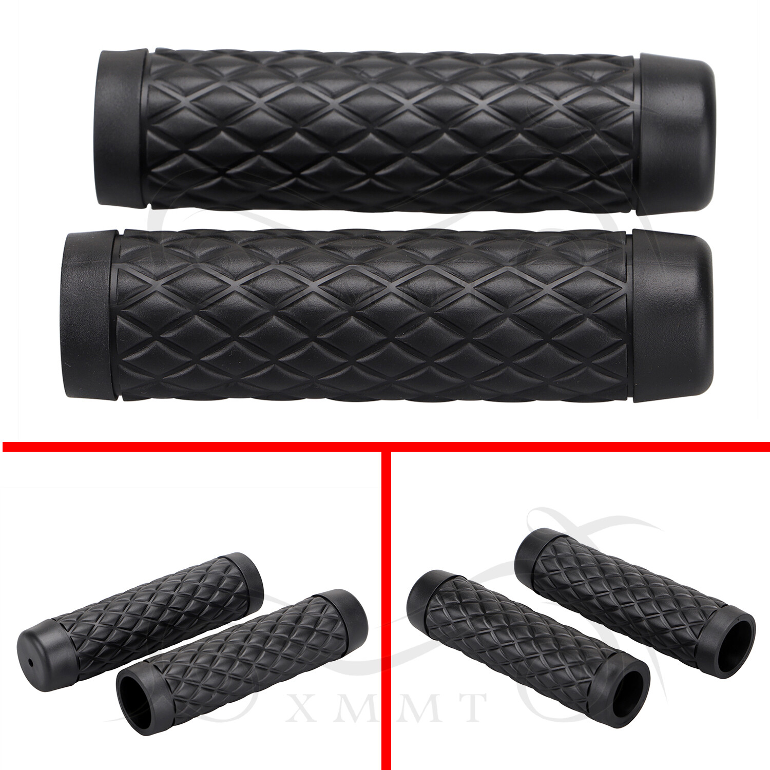 1 Pair Handle Bar Hand Grips For Harley Seventy Two XL1200V Road King FLHR Dyna
