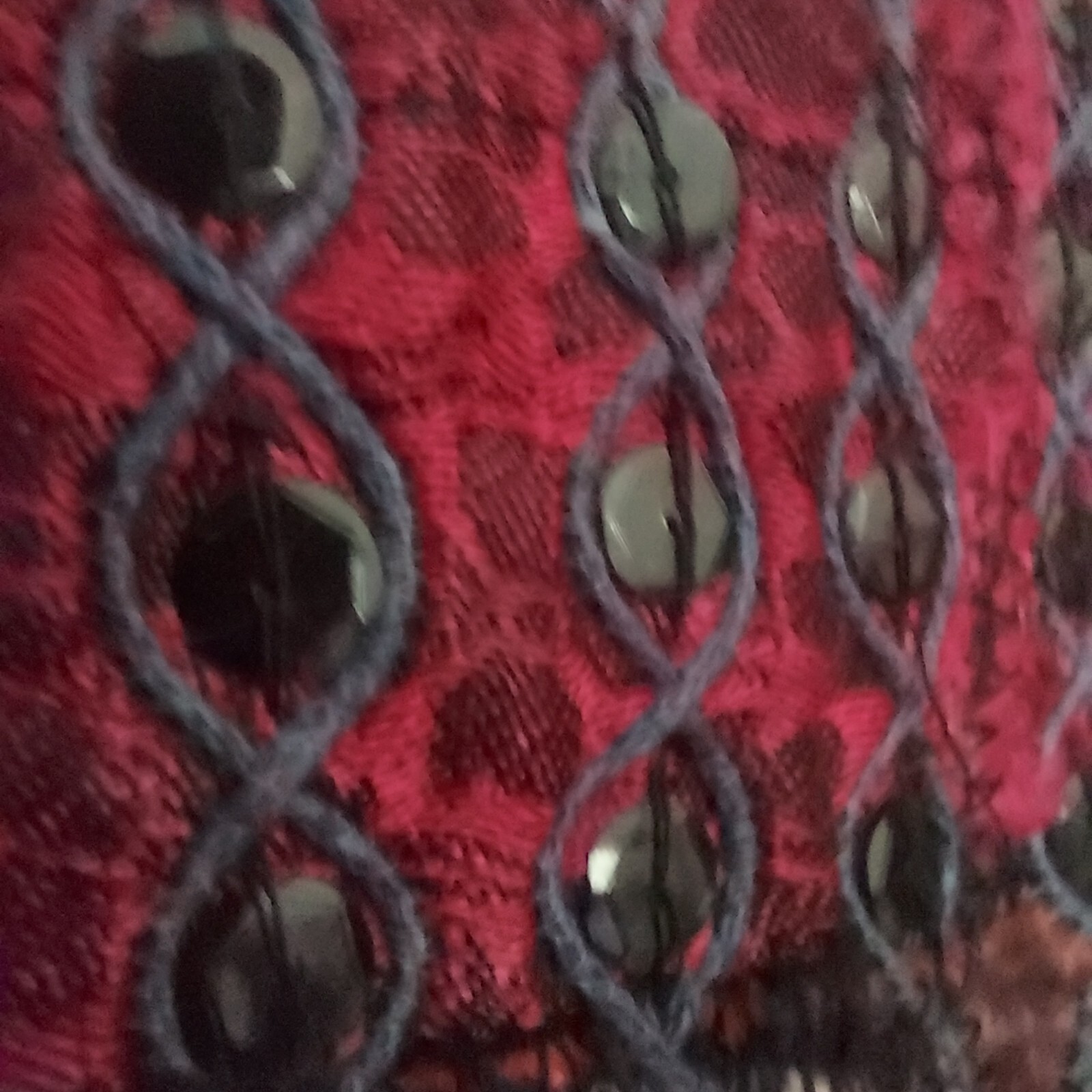 Chicos Patchwork Coat Tapestry Jacket Size 2 Medi… - image 4