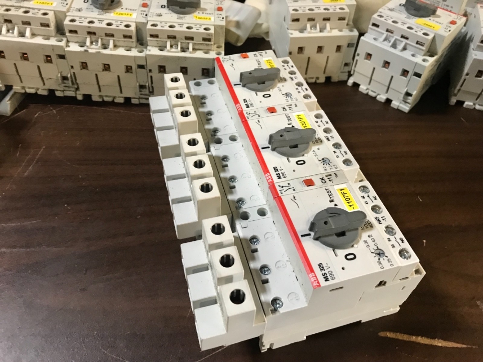 Lot of 3-ABB Contactor #MS-325, 690v, 30 day warranty