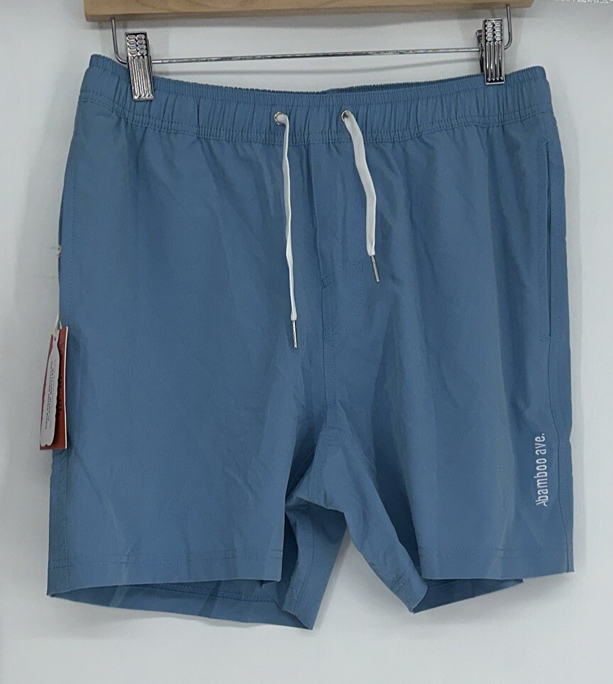 Men's bamboo ave. Shorts Unlined, Elastic Waist with Drawstring Size