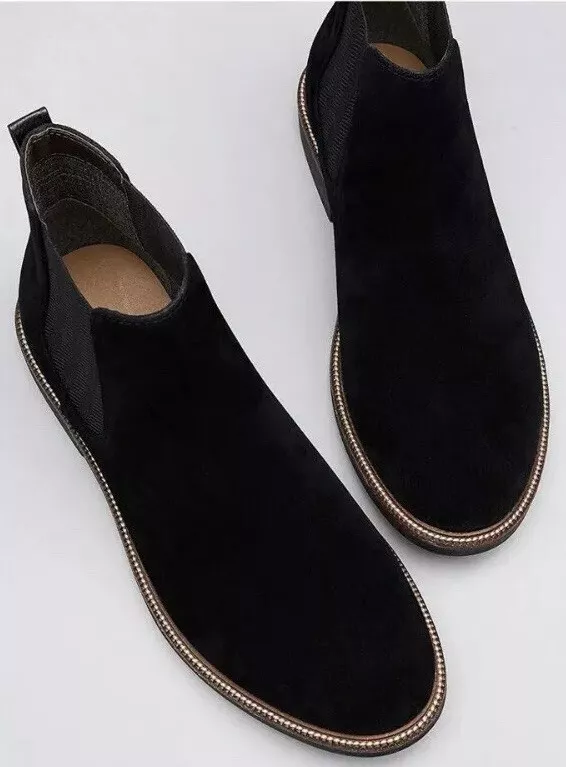 Find. Suede Chelsea Boots Black | eBay