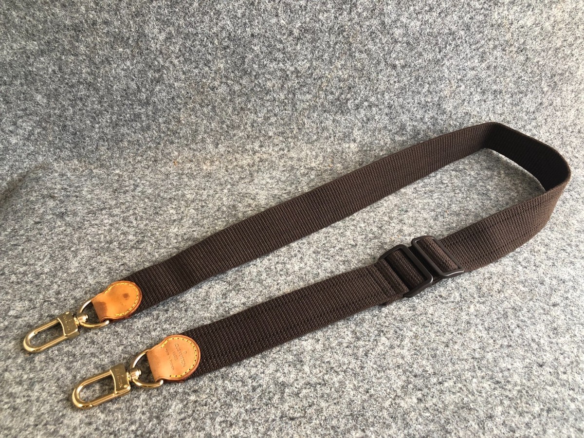 Authentic LOUIS VUITTON Adjustable Crossbody/Shoulder Strap Brown Canvas Authentic Louis Vuitton Adjustable Shoulder Strap Brown  main image 2
