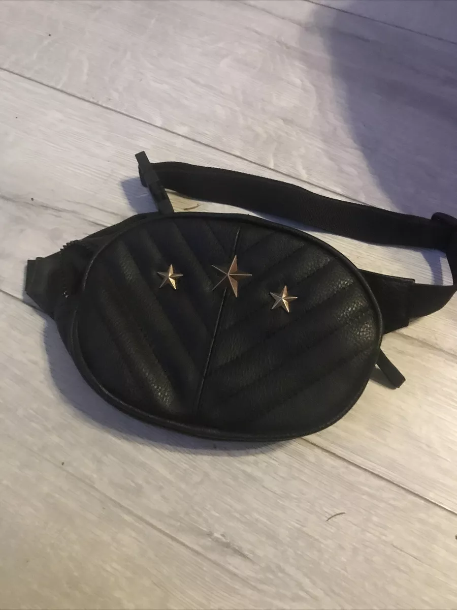 Primark black top bum bag