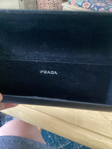 Prada Eyeglass Hard Case, Black, Pre-owned. - Picture 2 of 4