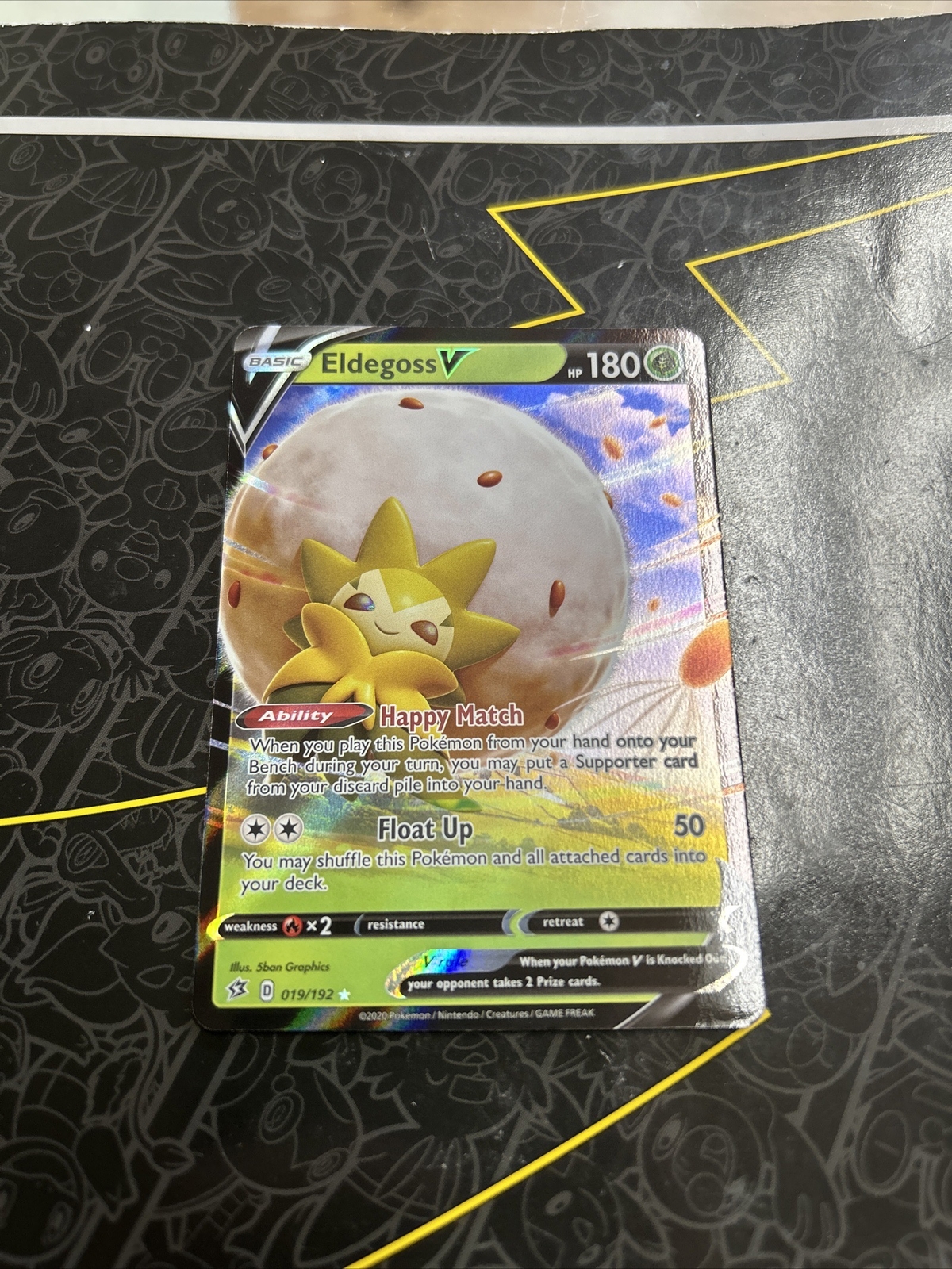 Eldegoss V 19/192 Ultra Rare Rebel Clash Pokemon TCG
