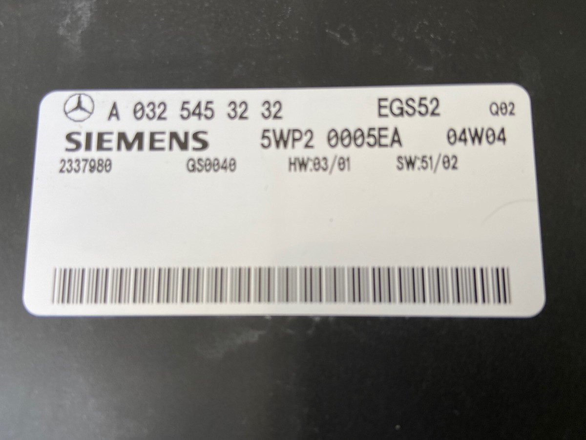 2004 MERCEDES C230 KOMPRESSOR TRANSMISSION CONTROL MODULE A 032