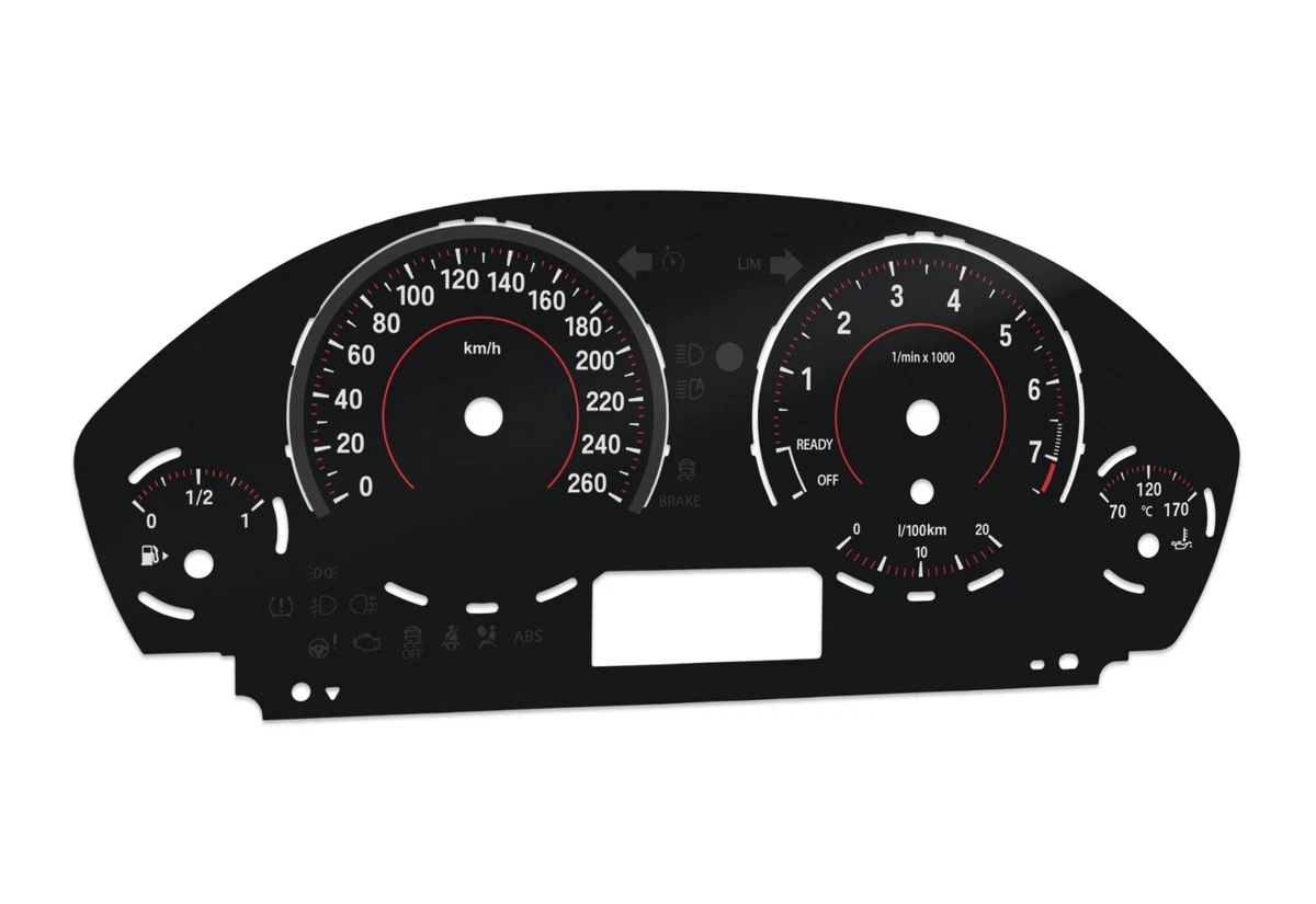 BMW 3 4 series F3x Speedometer dials from MPH to km h gauges eBay