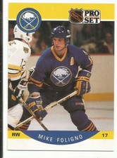 MIKE FOLIGNO 1990-91 PRO SET CARD MINT CONDITION