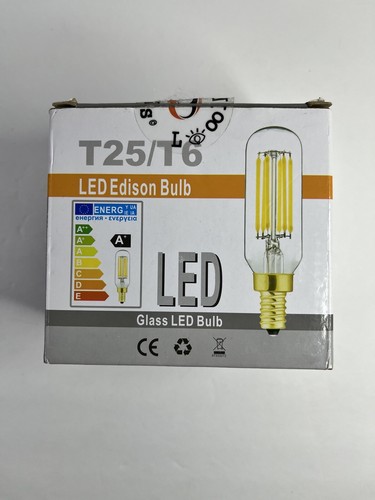 Dimmable T6/T25 LED Bulb, 6W E12 Edison Light Bulbs Soft White 3000K Quantity 6 - Picture 1 of 8