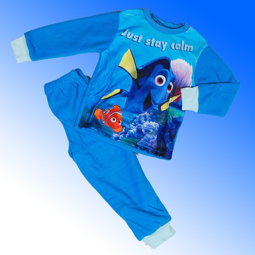 Fleece Pyjamas Warm Cosy Thermal Genuine Licenced PJs 2 3 4 5 6 7 8 9 14 Years - Picture 20 of 29