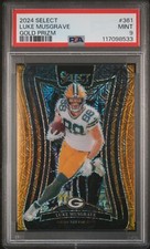 2024 PANINI SELECT FOOTBALL GOLD PRIZM [2/10] #361 LUKE MUSGRAVE SUITE LEVEL