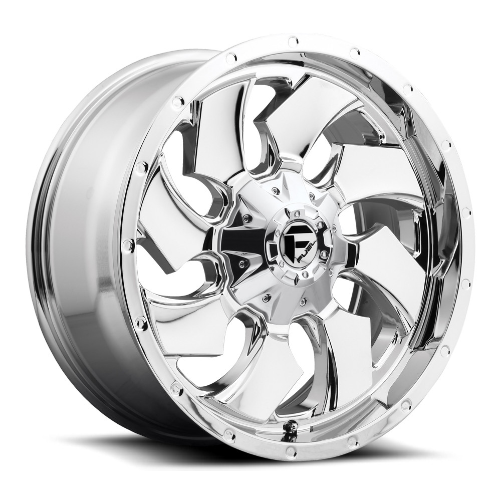 (4) 20x9 D573 Fuel Chrome Cleaver Wheels 6X135 & 6X139.7 For Ford Toyota Jeep