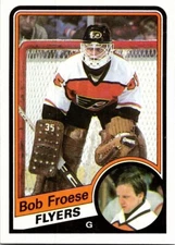 1984-85 Topps #117 Bob Froese Philadelphia Flyers Free Shipping!